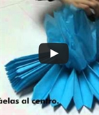 Pompones de papel: un video-tutorial