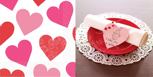 ideas para la mesa San Valentín