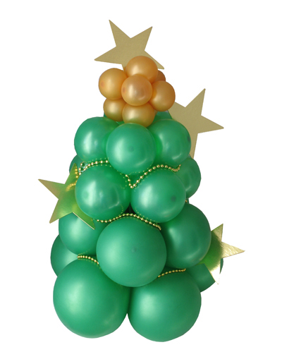 decoración globos fiesta Navidad