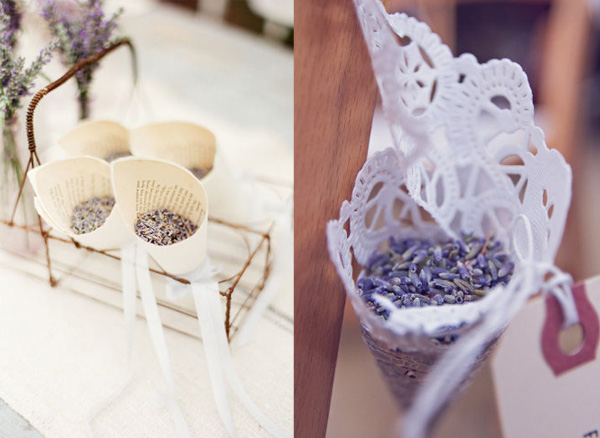 lavanda como confeti
