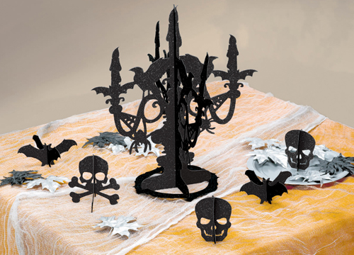 Fiestas halloween: ideas para la decoración de una fiesta ... Elegantes decoración Candelabros