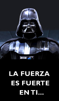 crea un póster de Darth Vader para tu fiesta Star Wars
