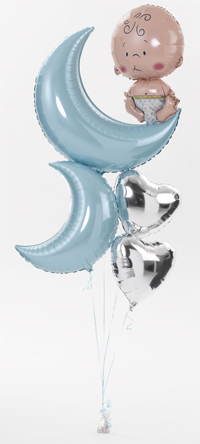 Bisagra Misión Farmacología Decoración con globos: Un regalo precioso para un recién nacido - Revista -  Fiestafacil