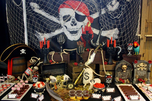 Teoría básica celebracion Guarda la ropa Fiesta pirata: Ideas para la decoración - Revista - Fiestafacil