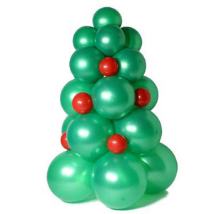 Decoración con globos: un de Navidad - Revista - Fiestafacil