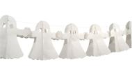 guirnalda fantasmas como decorar fiestas Halloween