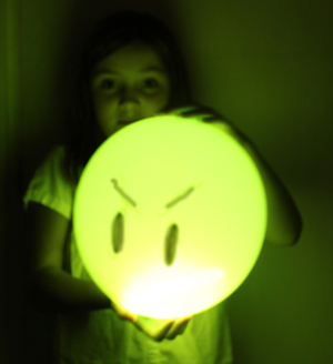 un gracioso globo alien