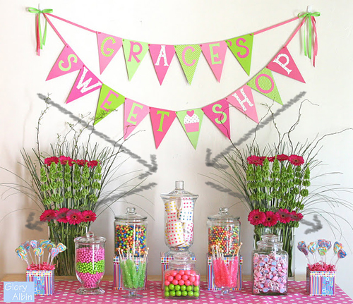 mesa de dulces para fiestas