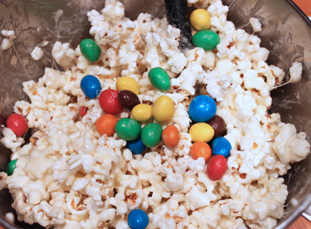 receta bolas palomitas