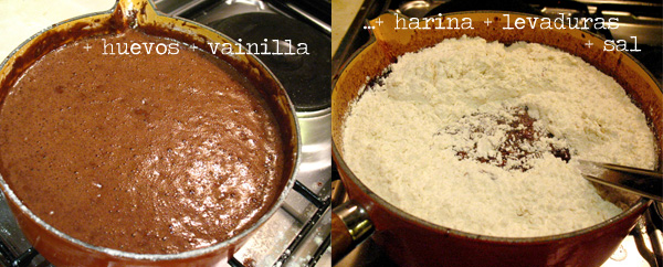 huevos y harina