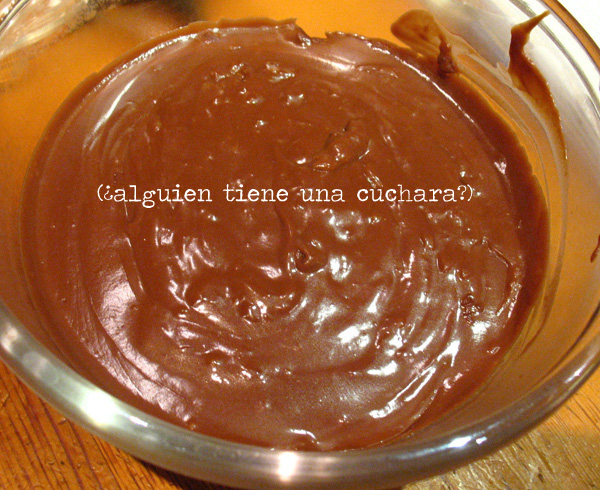 pudin de chocolate