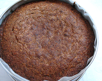 tarta casera avellanas y chocolate