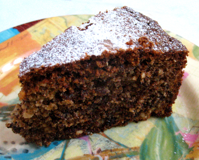 tarta casera de chocolate y avellanas